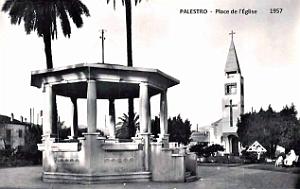 Palestro - Place de l'Eglise - 1957